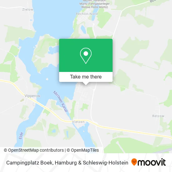 Карта Campingplatz Boek