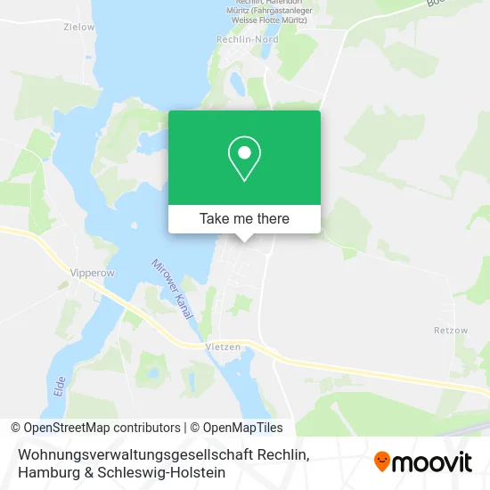 Карта Wohnungsverwaltungsgesellschaft Rechlin