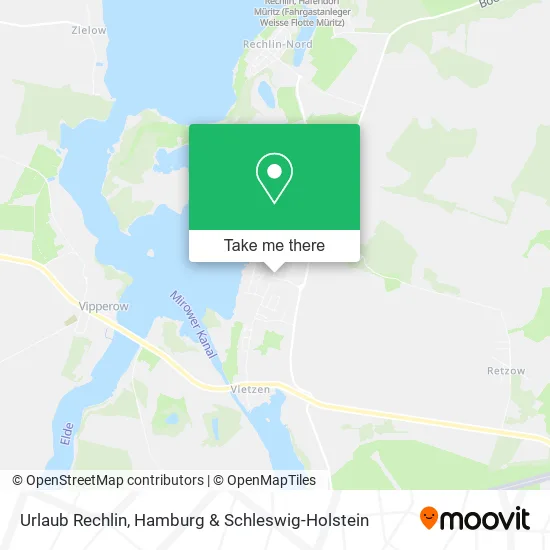 Карта Urlaub Rechlin