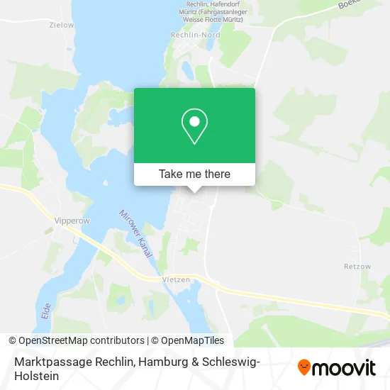 Карта Marktpassage Rechlin
