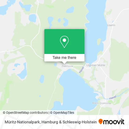 Карта Müritz-Nationalpark