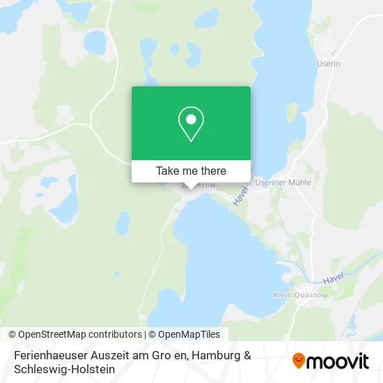 Карта Ferienhaeuser Auszeit am Gro en