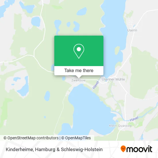 Карта Kinderheime