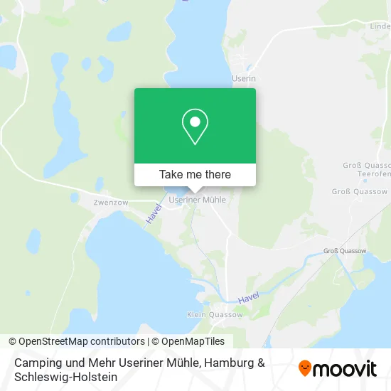 Карта Camping und Mehr Useriner Mühle