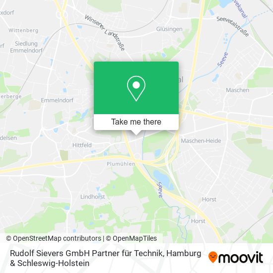 Rudolf Sievers GmbH Partner für Technik map