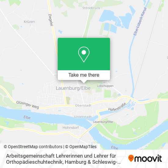 Arbeitsgemeinschaft Lehrerinnen und Lehrer für Orthopädieschuhtechnik map