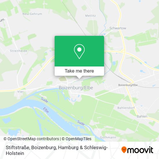 Stiftstraße, Boizenburg map