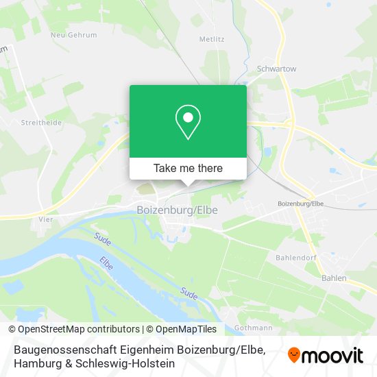 Baugenossenschaft Eigenheim Boizenburg / Elbe map