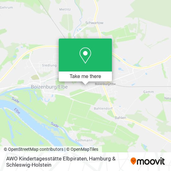 AWO Kindertagesstätte Elbpiraten map