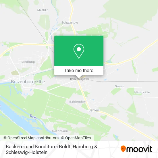 Bäckerei und Konditorei Boldt map