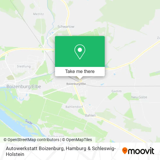 Карта Autowerkstatt Boizenburg