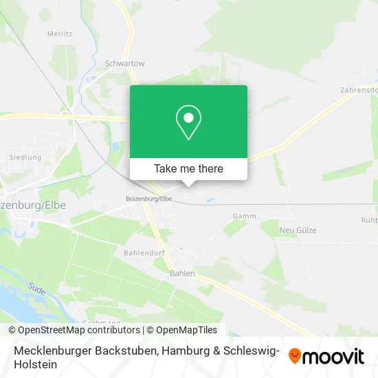 Карта Mecklenburger Backstuben
