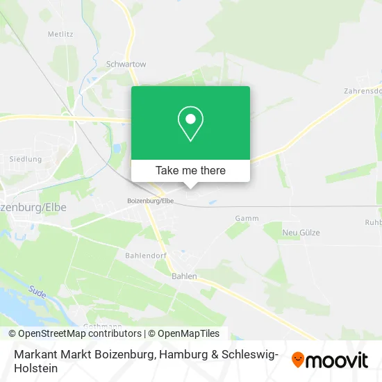 Карта Markant Markt Boizenburg