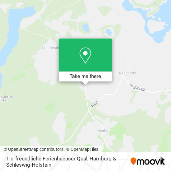 Tierfreundliche Ferienhaeuser Qual map