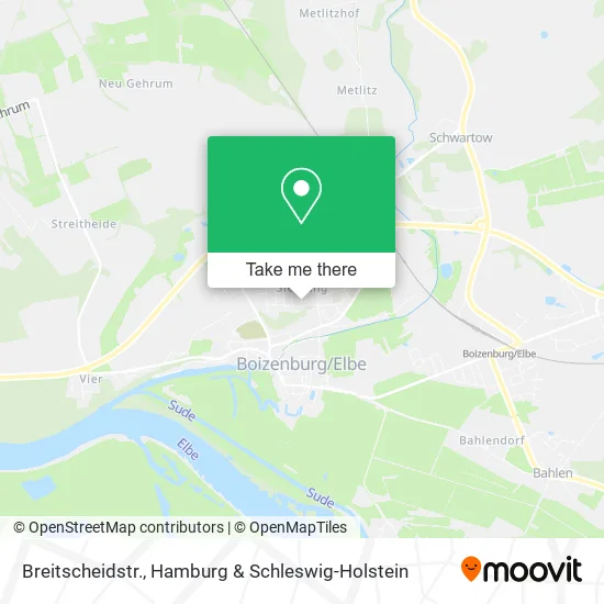 Карта Breitscheidstr.