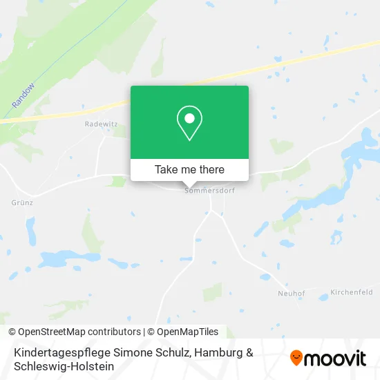Карта Kindertagespflege Simone Schulz