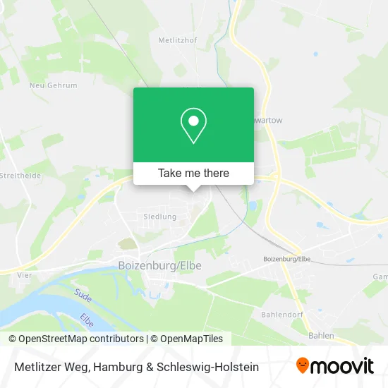 Карта Metlitzer Weg
