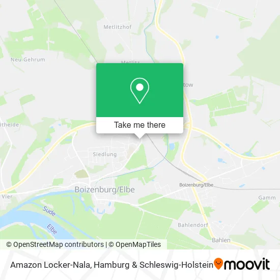 Карта Amazon Locker-Nala