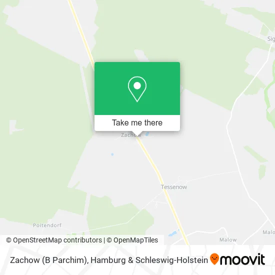 Карта Zachow (B Parchim)