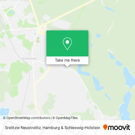 Карта Srelitzie Neustrelitz