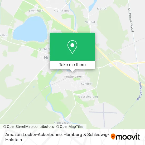 Карта Amazon Locker-Ackerbohne