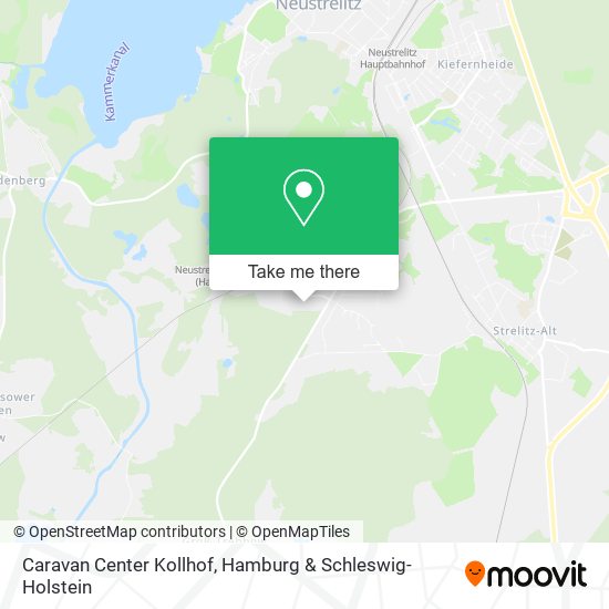 Caravan Center Kollhof map