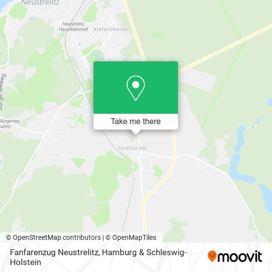 Fanfarenzug Neustrelitz map