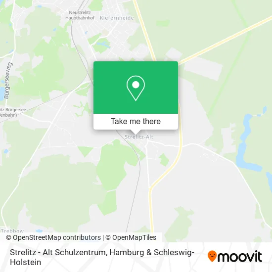 Карта Strelitz - Alt Schulzentrum