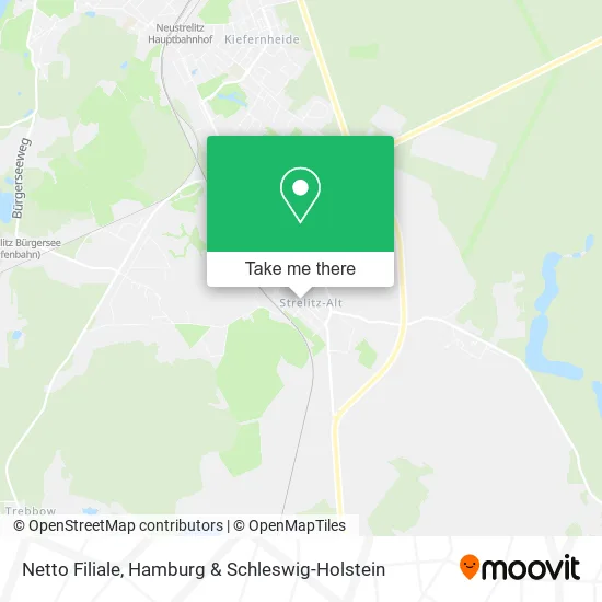 Карта Netto Filiale