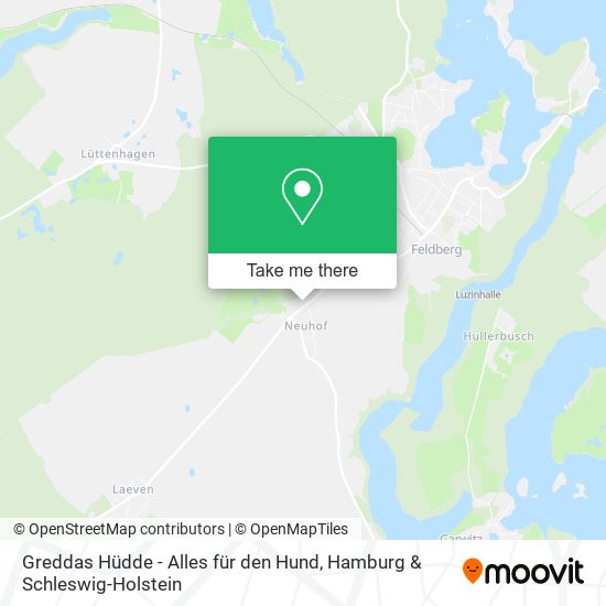 Greddas Hüdde - Alles für den Hund map