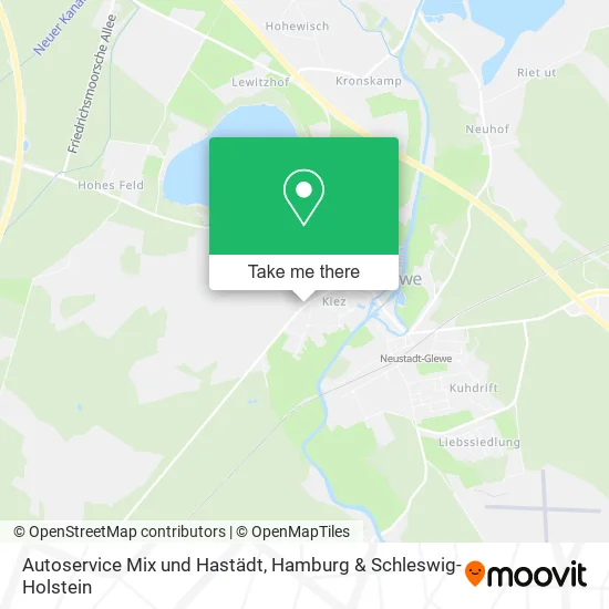 Карта Autoservice Mix und Hastädt