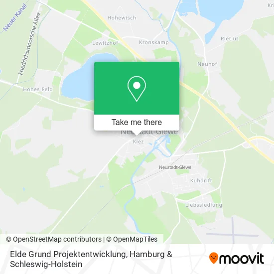 Карта Elde Grund Projektentwicklung