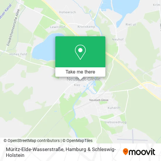 Карта Müritz-Elde-Wasserstraße