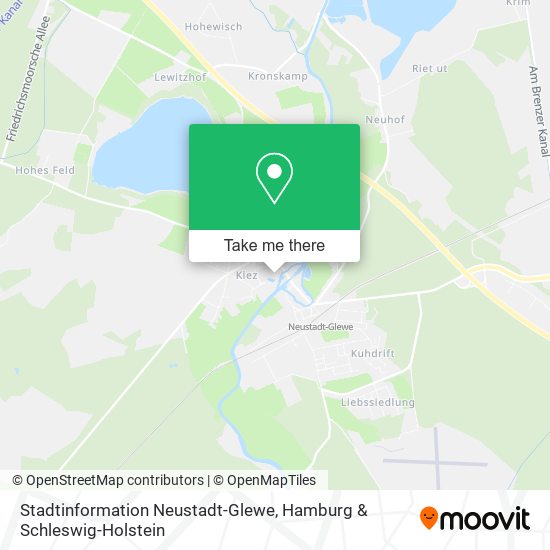 Stadtinformation Neustadt-Glewe map