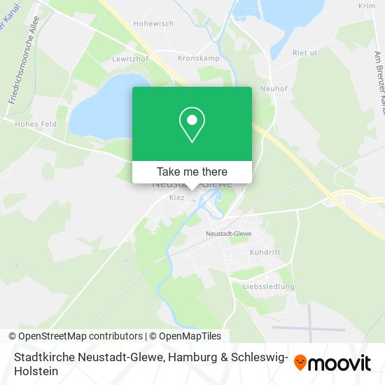 Stadtkirche Neustadt-Glewe map