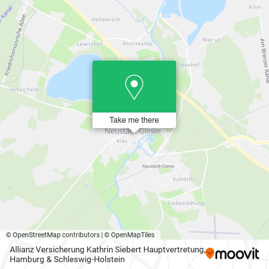 Allianz Versicherung Kathrin Siebert Hauptvertretung map