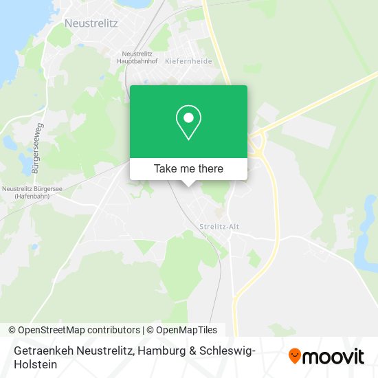 Getraenkeh Neustrelitz map