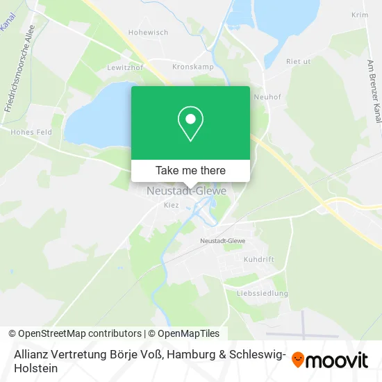 Карта Allianz Vertretung Börje Voß