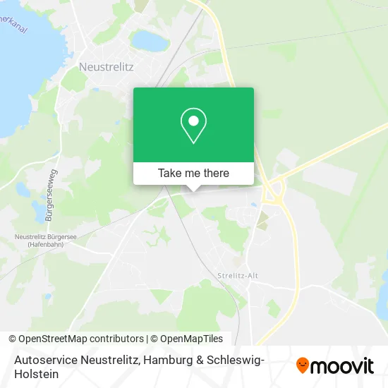 Карта Autoservice Neustrelitz
