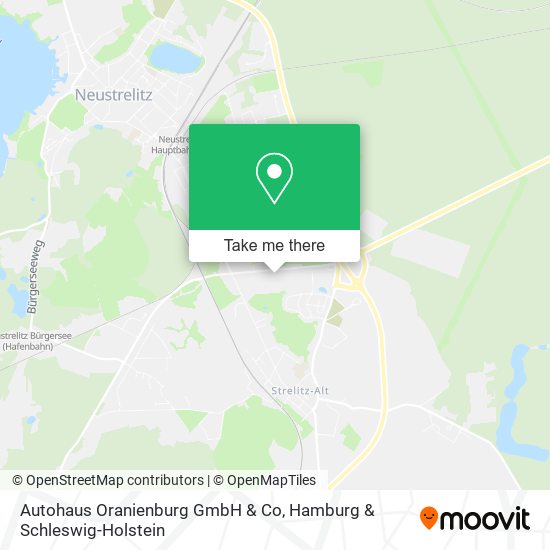 Autohaus Oranienburg GmbH & Co map