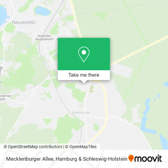 Карта Mecklenburger Allee