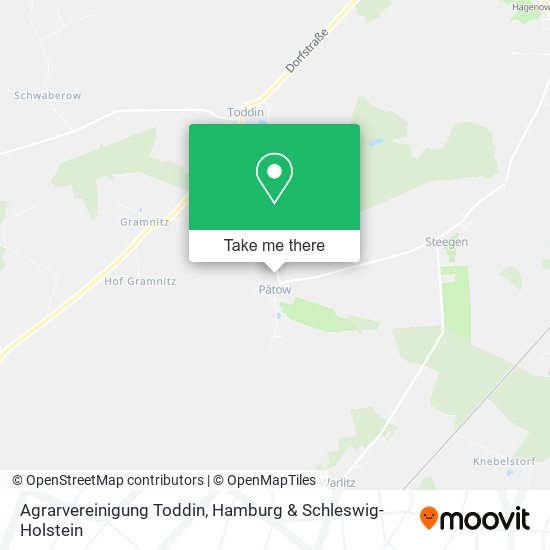 Agrarvereinigung Toddin map