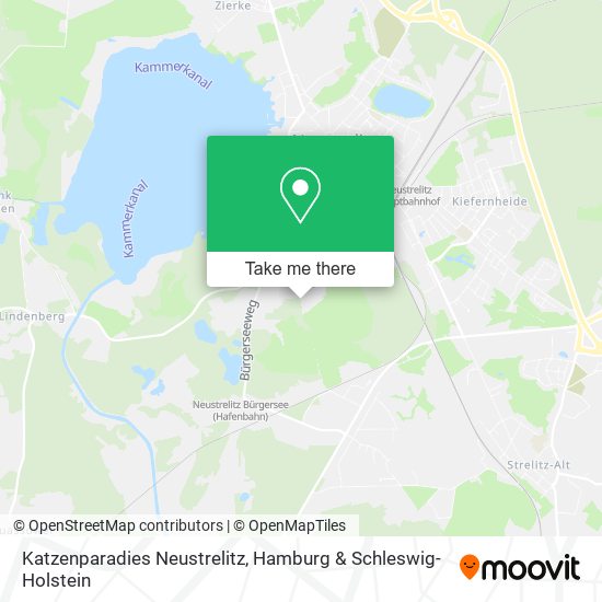 Katzenparadies Neustrelitz map