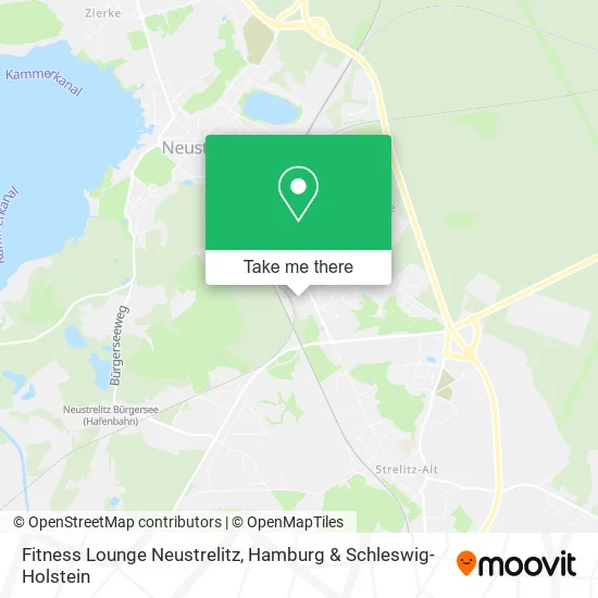Карта Fitness Lounge Neustrelitz