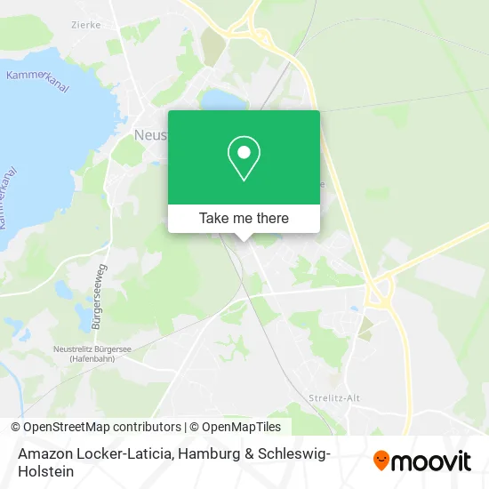 Карта Amazon Locker-Laticia