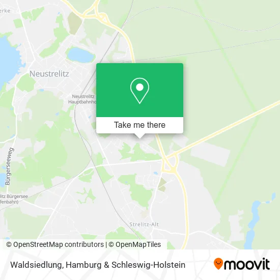 Карта Waldsiedlung