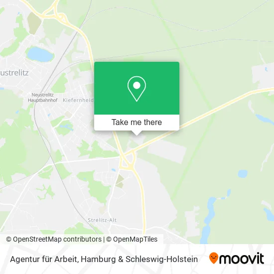 Карта Agentur für Arbeit