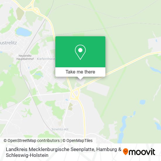 Landkreis Mecklenburgische Seenplatte map