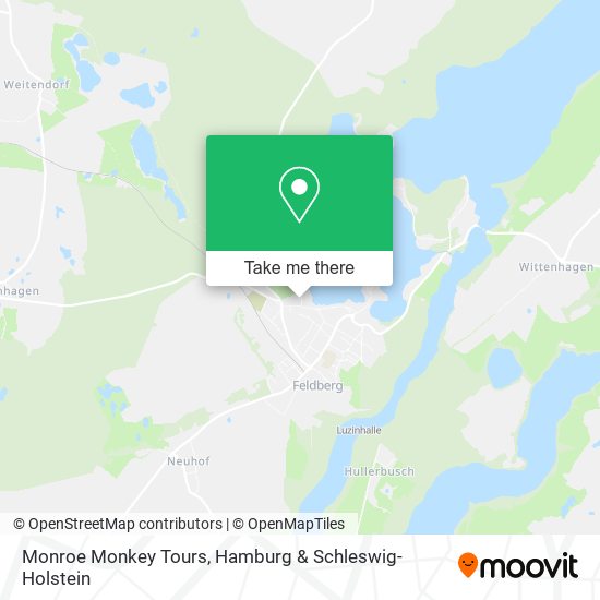 Monroe Monkey Tours map