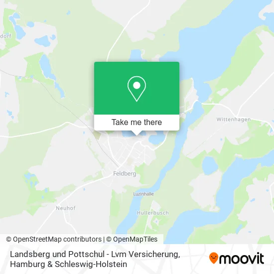 Карта Landsberg und Pottschul - Lvm Versicherung